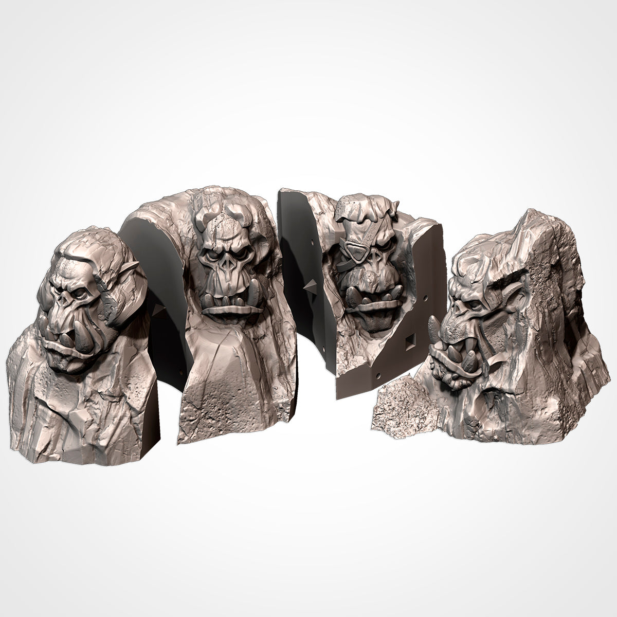 Orc Monuments – Brutal Fantasy Terrain for 28–32mm Miniature Games