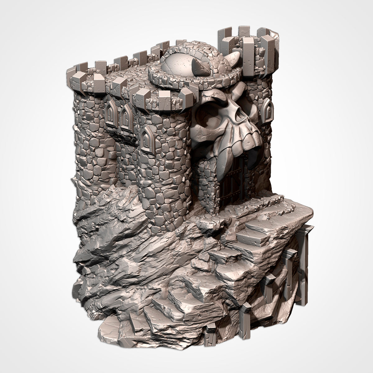 Skull Castle – Dark Fantasy Fortress for 28–32mm Games