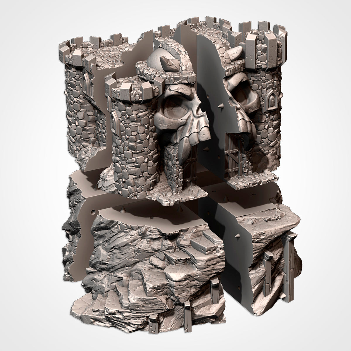 Skull Castle – Dark Fantasy Fortress for 28–32mm Games