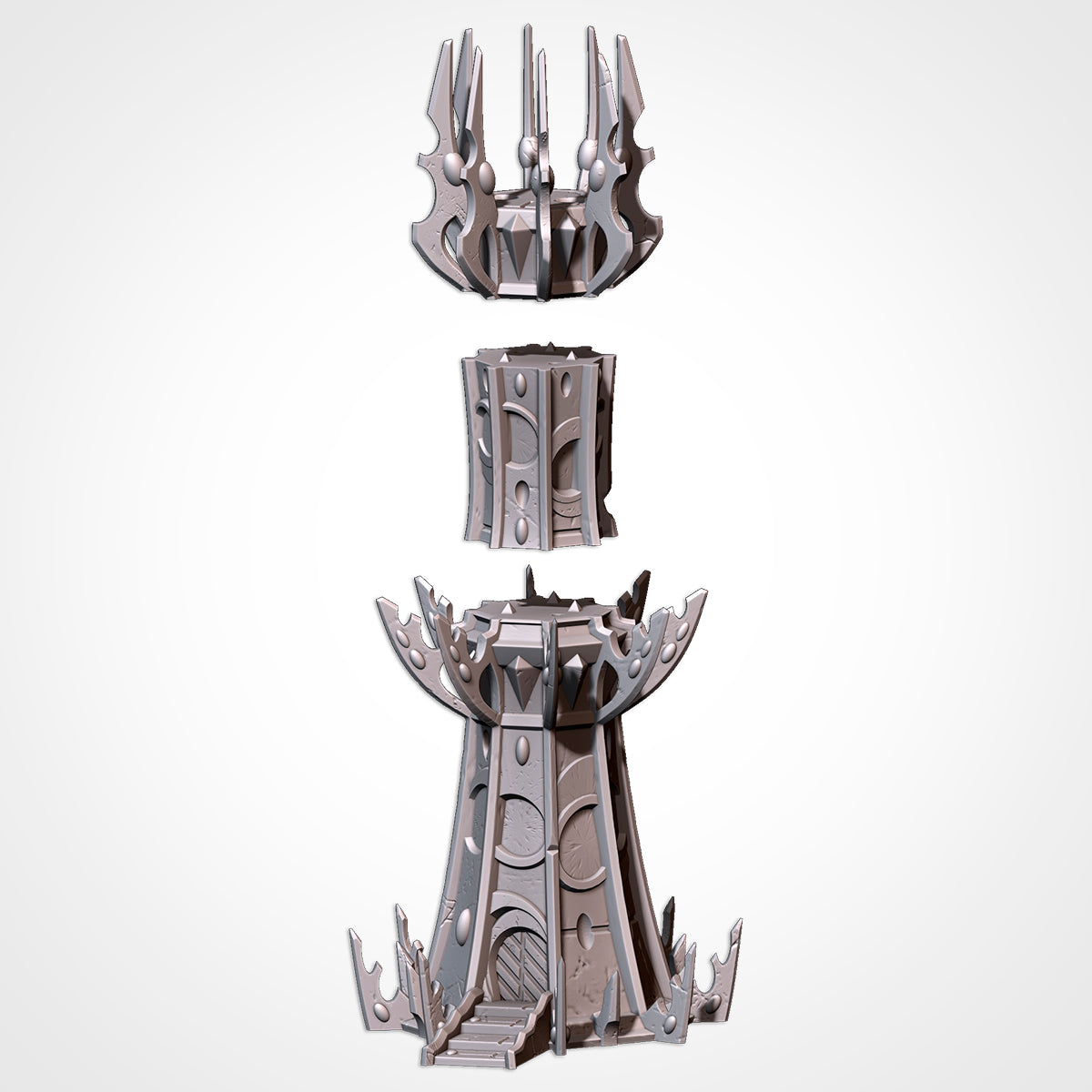 Village of Dark Elves – Fantasy Terrain Set for 28–32mm Games