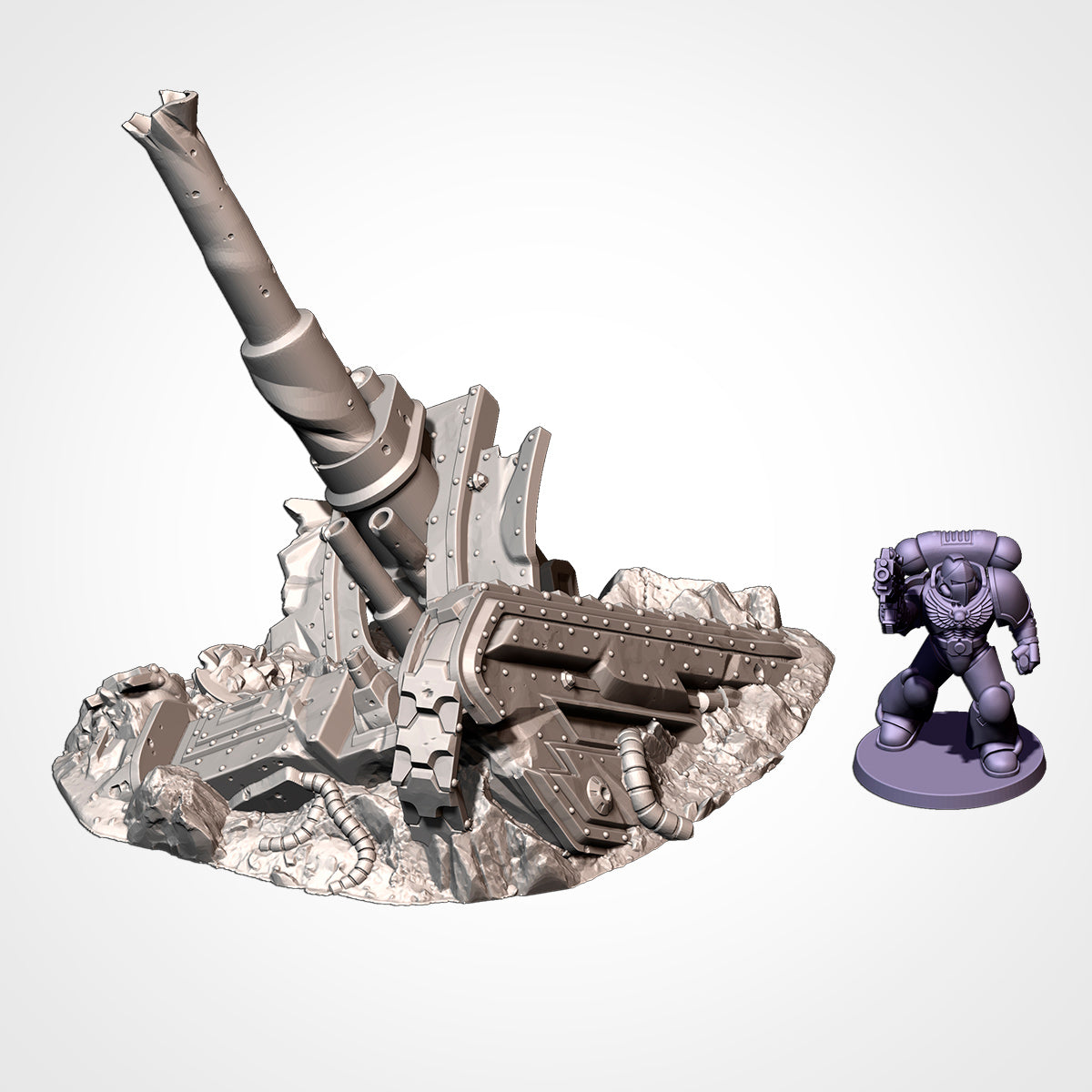 Destroyed Imperial Tanks – Destroyed Tank Terrain for 28–32mm Games