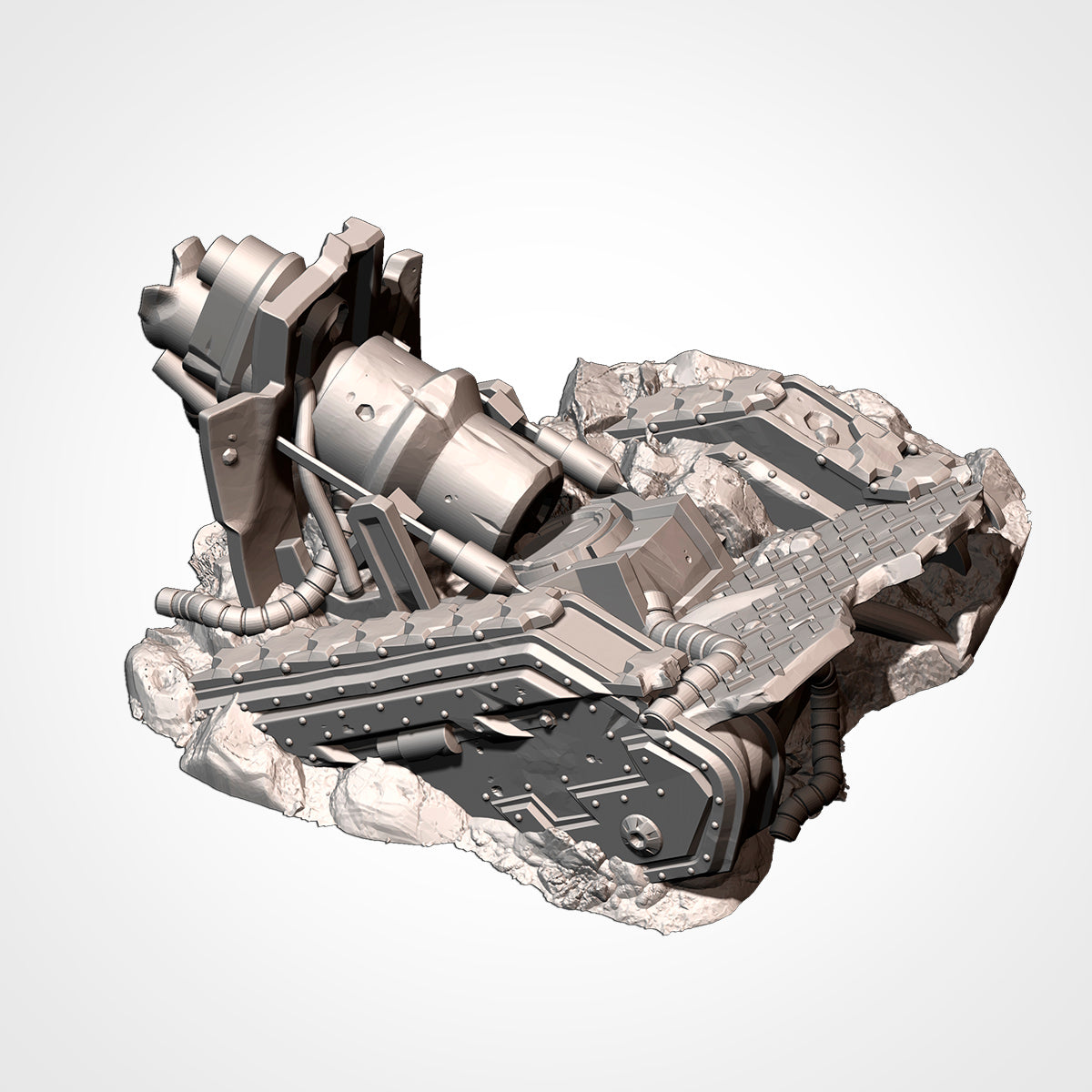 Destroyed Imperial Tanks – Destroyed Tank Terrain for 28–32mm Games