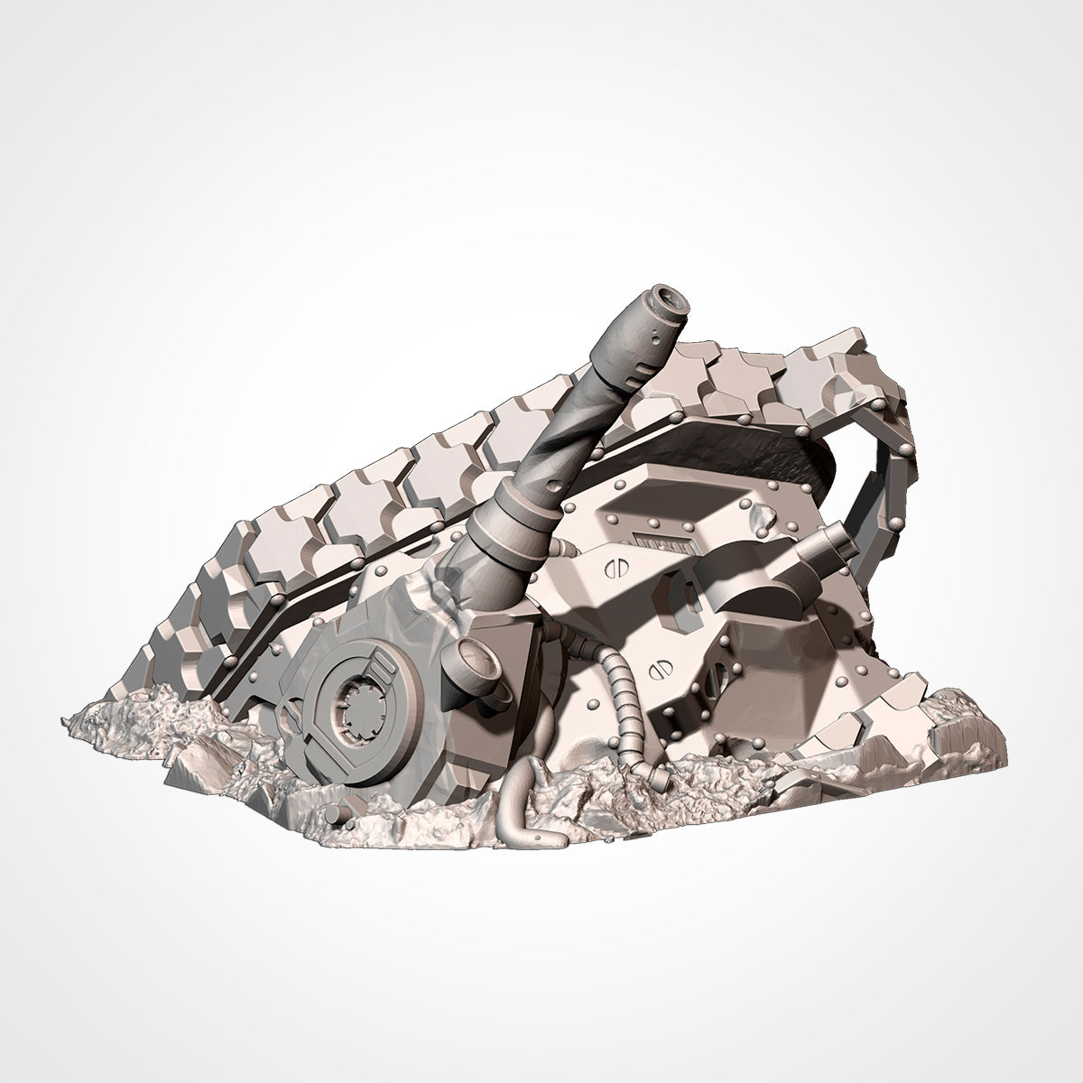 Destroyed Imperial Tanks – Destroyed Tank Terrain for 28–32mm Games