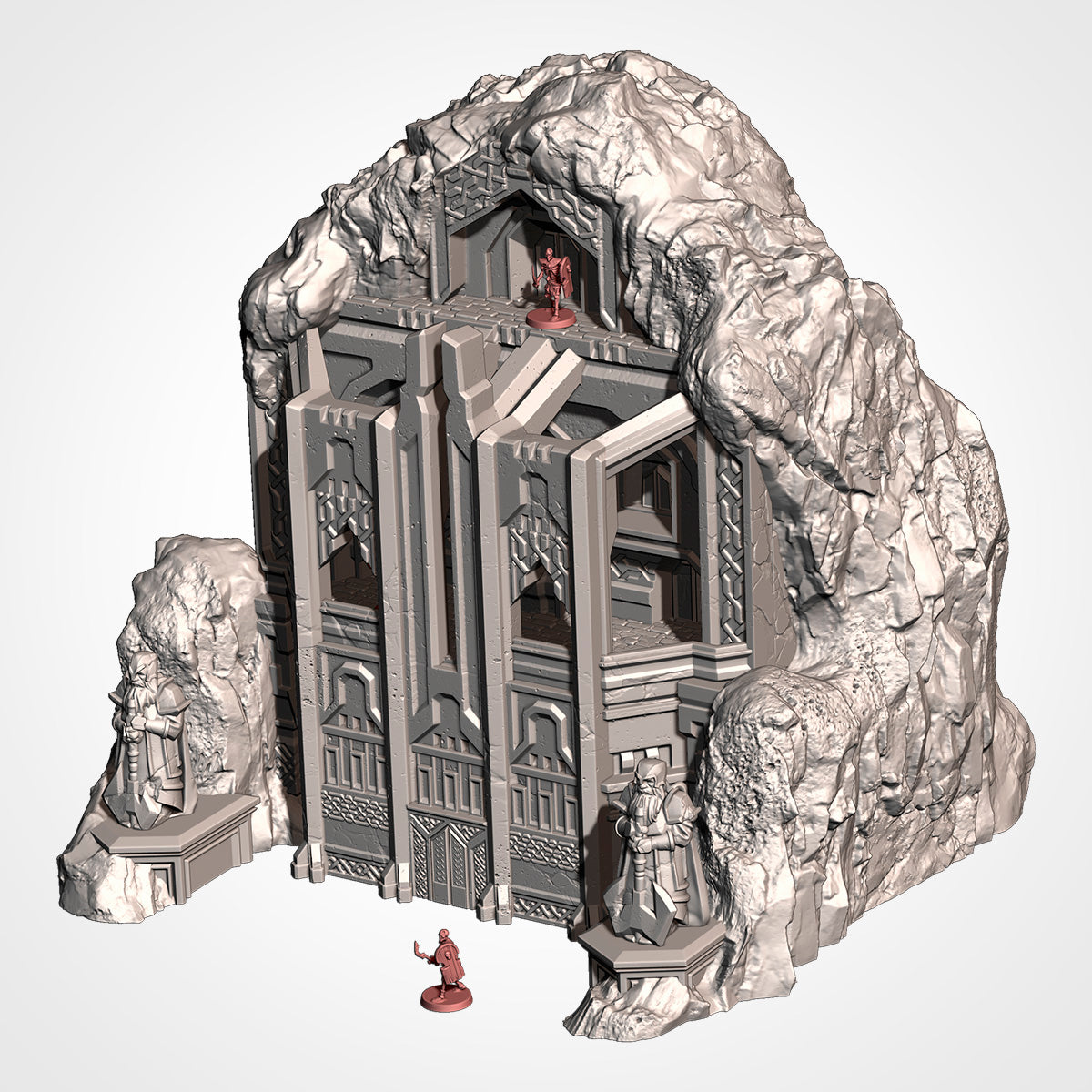 Isolated Mountain – Dwarven Stronghold Terrain for 28–32mm Games