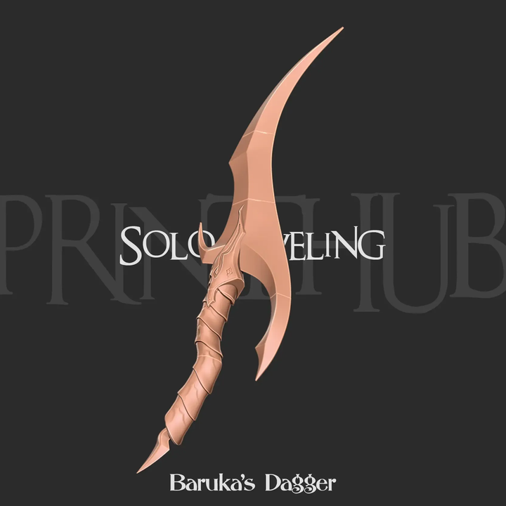Baruka's Dagger – Solo Leveling Cosplay Prop