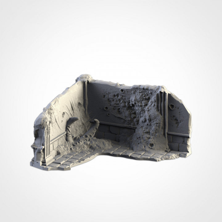 Infected Ruins – Corrupted Gothic Terrain for 28–32mm Games