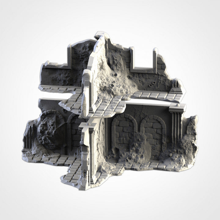 Infected Ruins – Corrupted Gothic Terrain for 28–32mm Games