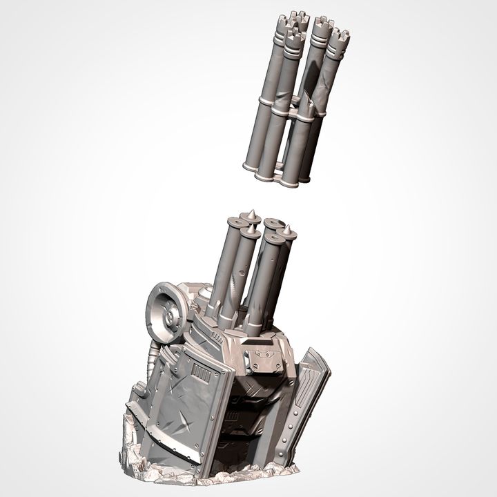 Destroyed Warlord Titan – Crashed Titan Terrain for 28–32mm Sci-Fi Wargaming