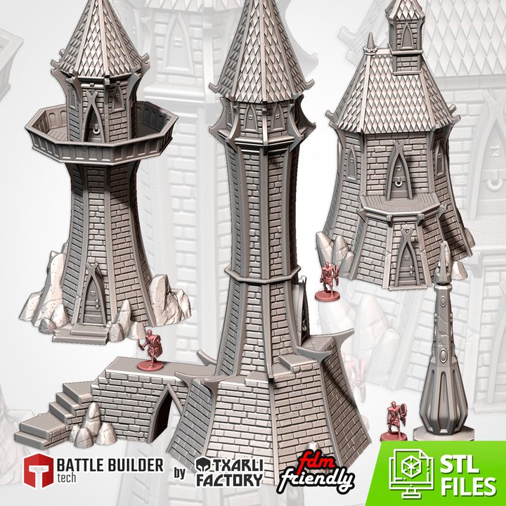 Elven Constructions - Modular Elvish Architecture for 28–32mm Games