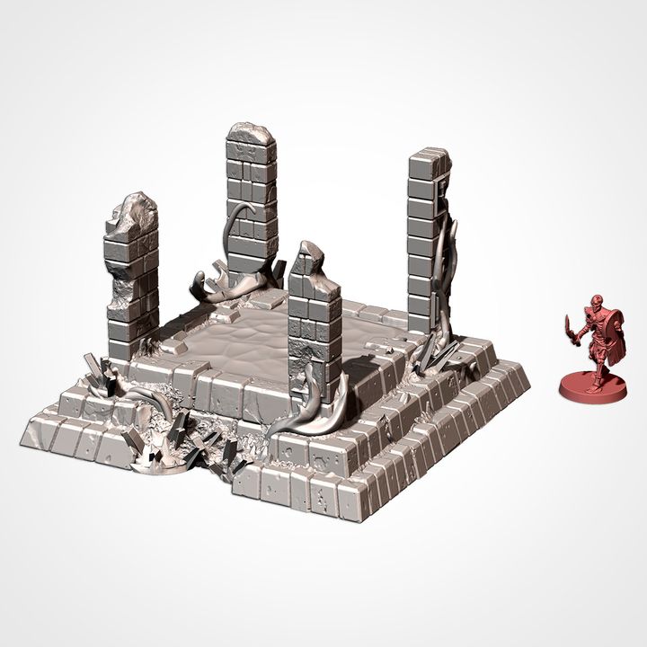 The Lost City – Ancient Jungle Ruins Terrain Set for 28–32mm Games