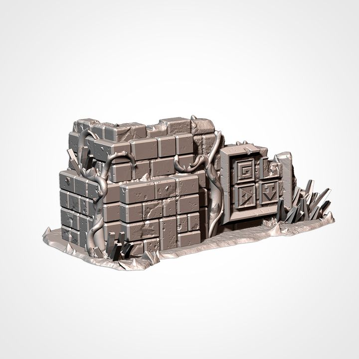 The Lost City – Ancient Jungle Ruins Terrain Set for 28–32mm Games