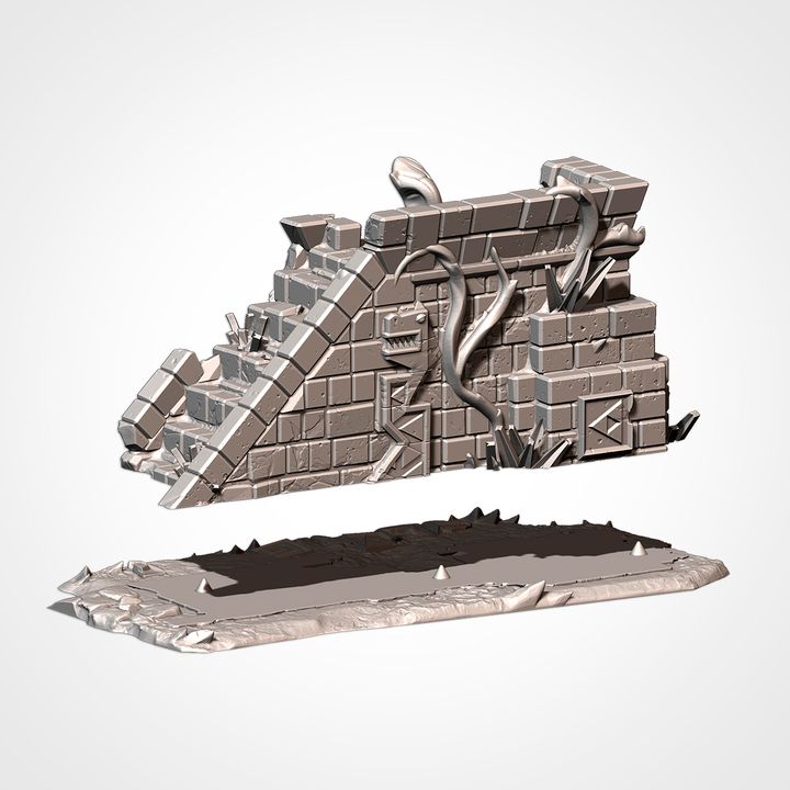 The Lost City – Ancient Jungle Ruins Terrain Set for 28–32mm Games