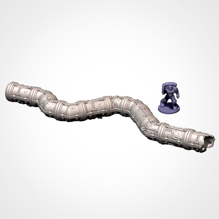 Modular Pipes – Industrial Terrain Set for 28–32mm Games