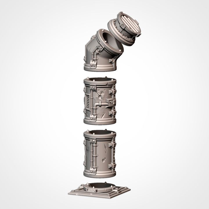 Modular Pipes – Industrial Terrain Set for 28–32mm Games