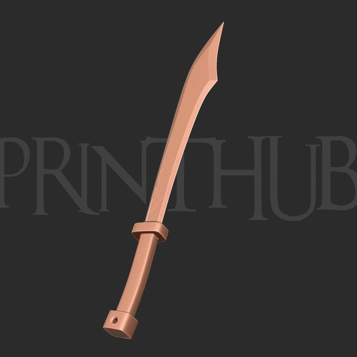 Jet Black Shadow Sword – Megumi Fushiguro – Jujutsu Kaisen Cosplay Prop