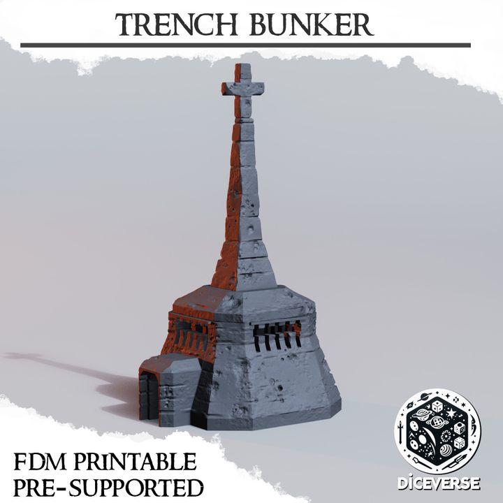 Trench Bunker – Trench Crusade Sanctified Stronghold Terrain