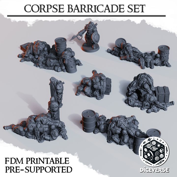 Corpse Barricades - Trench Crusade Cover Terrain