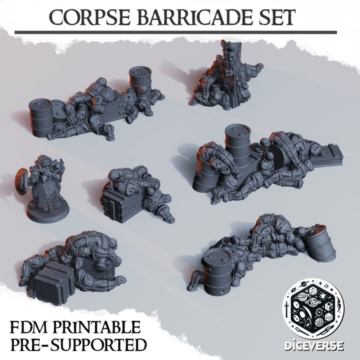 Corpse Barricades - Trench Crusade Cover Terrain