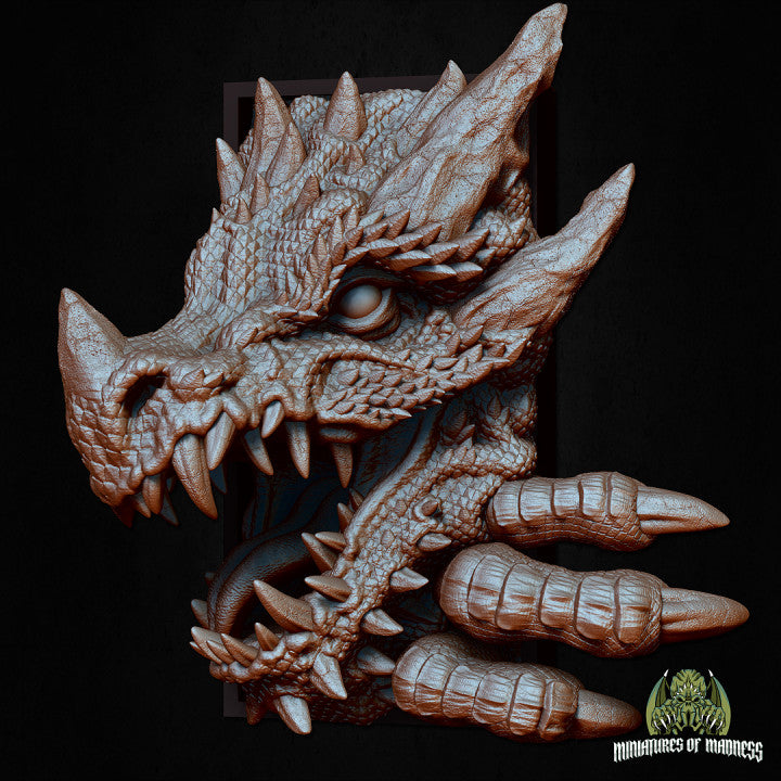 Wyrm’s Grasp – Dragon Book Nook or Bookend Set