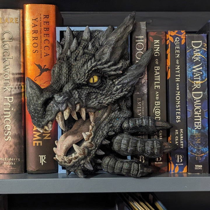 Wyrm’s Grasp – Dragon Book Nook or Bookend Set