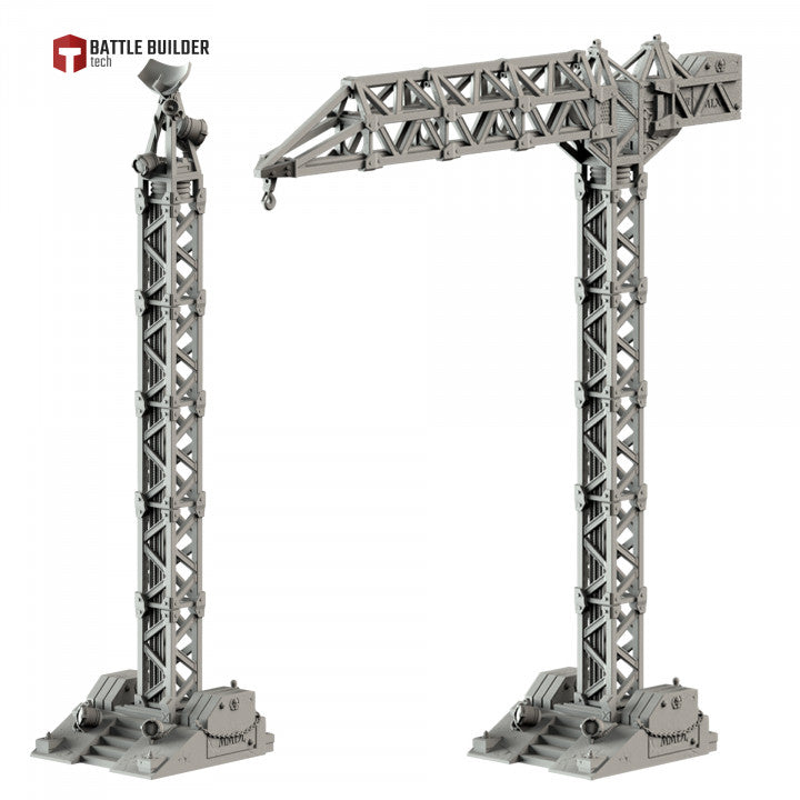 Lifter / Antenna – Industrial Sci-Fi Crane Tower for 28–32mm Wargaming