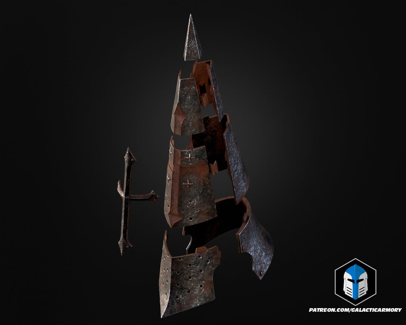 Trench Pilgrim Helmet | Trench Crusade Cosplay Helmet