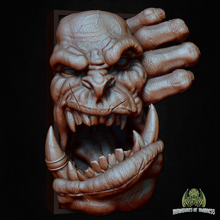 WAAAGHjaw – Ork Book Nook or Bookend Set