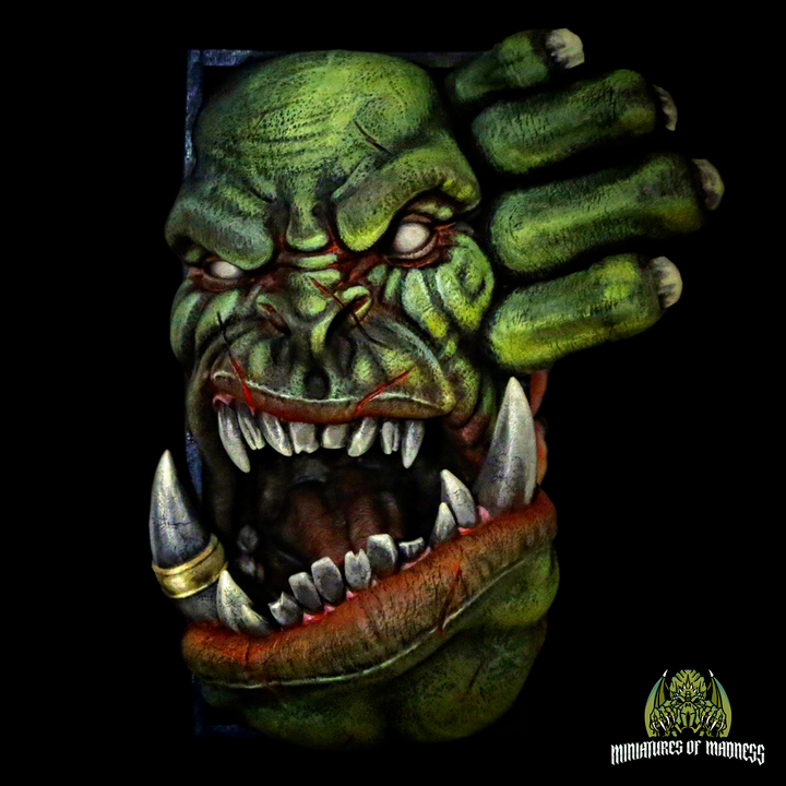 WAAAGHjaw – Ork Book Nook or Bookend Set