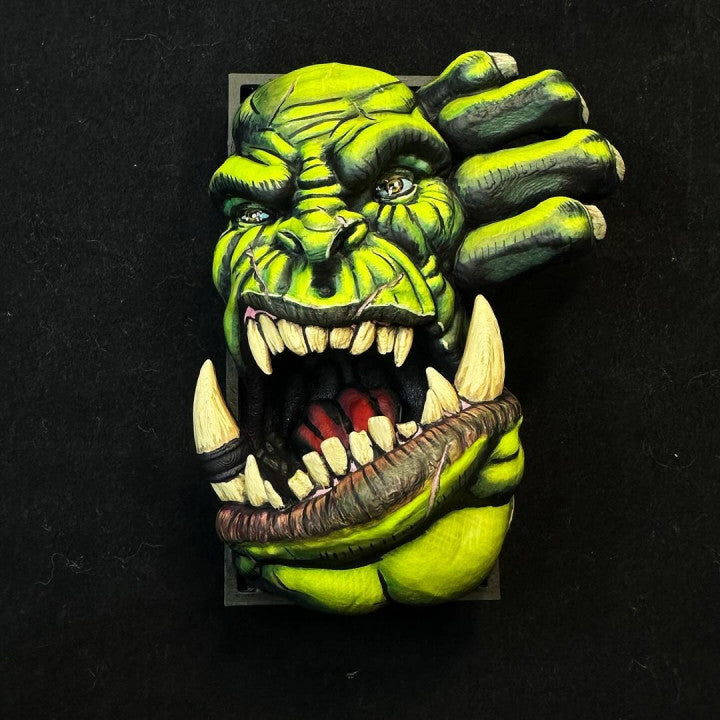 WAAAGHjaw – Ork Book Nook or Bookend Set