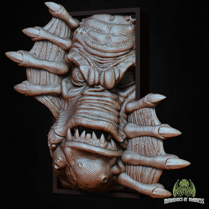 Swamp Horror – Swamp Monster Book Nook or Bookend Set
