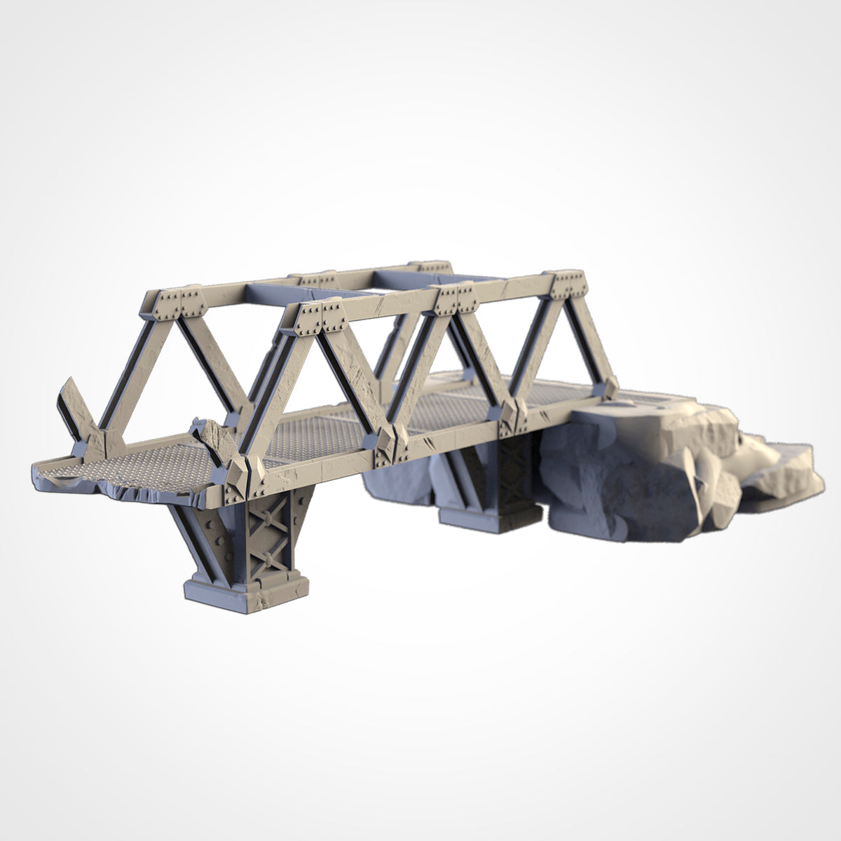Metallic Bridges | 3D Printed Sci-Fi & Industrial Terrain for 28–32mm Wargaming