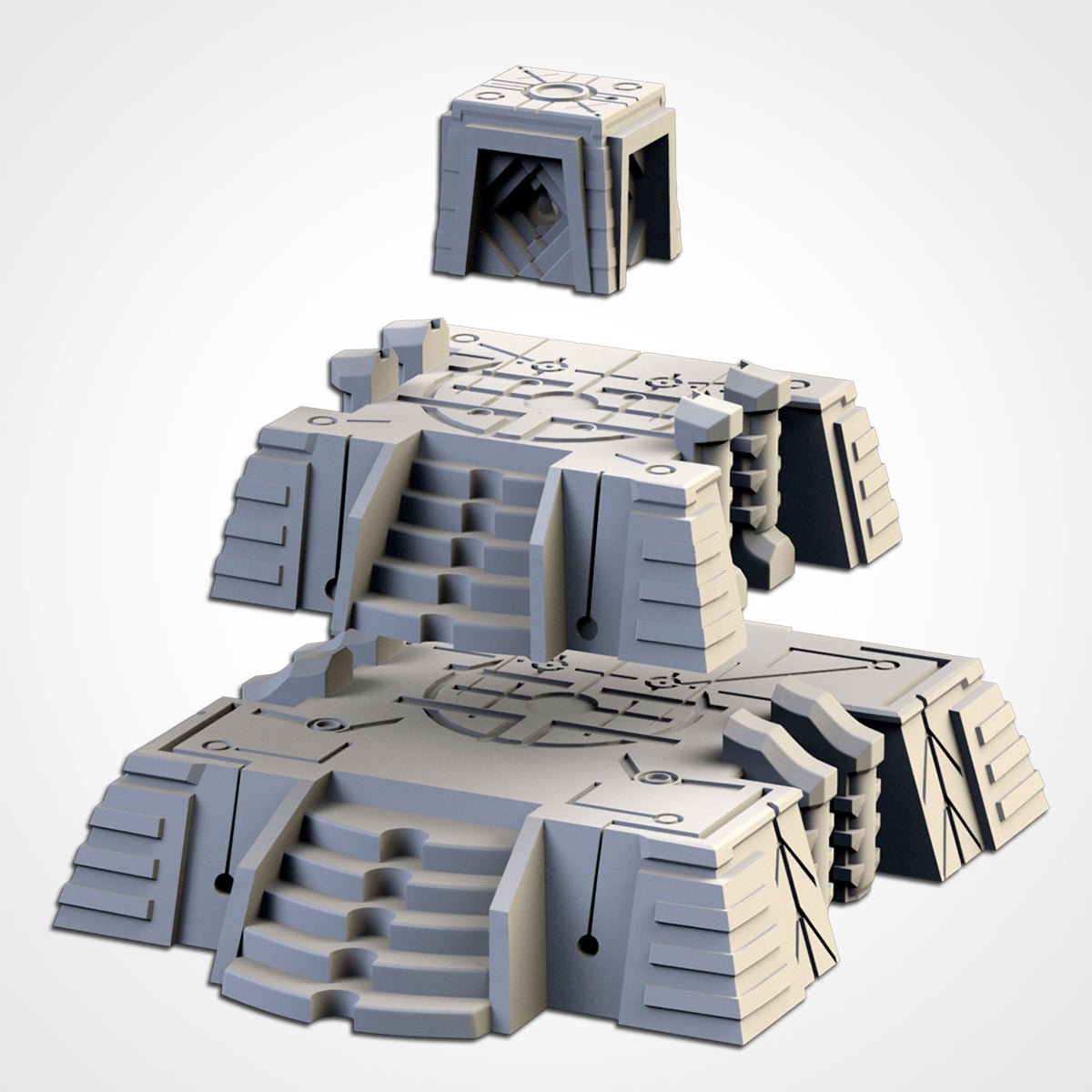 Xenos Pyramids – Modular Alien Monuments for 28–32mm Sci-Fi Games