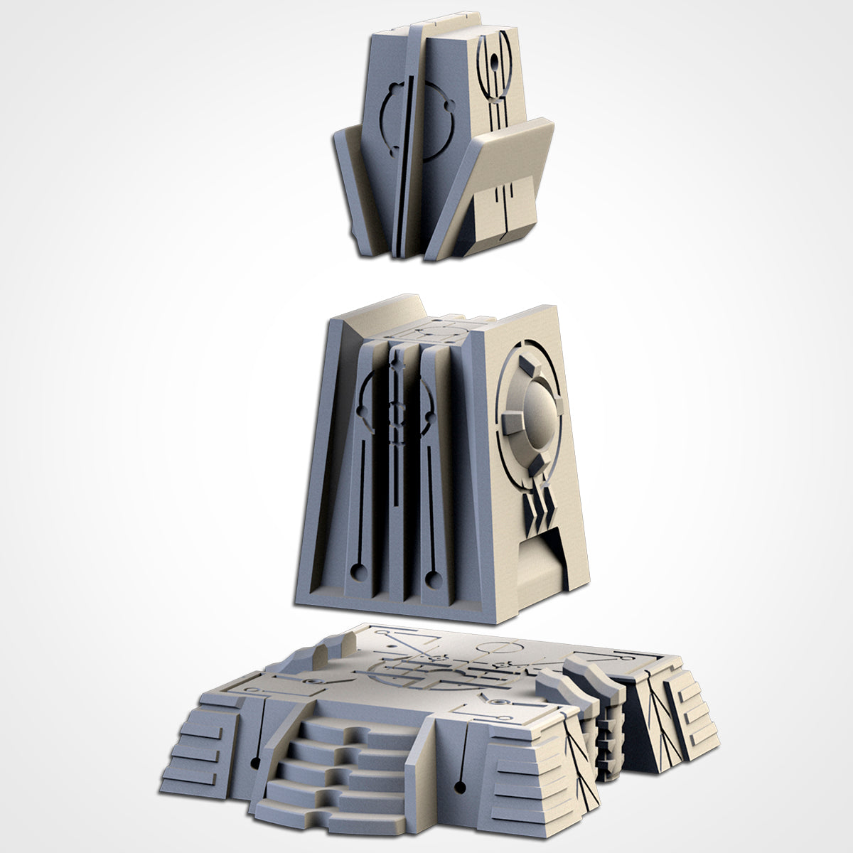 Xenos Pyramids – Modular Alien Monuments for 28–32mm Sci-Fi Games