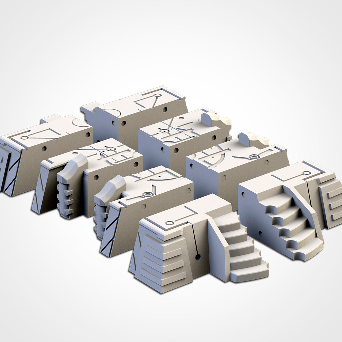 Xenos Pyramids – Modular Alien Monuments for 28–32mm Sci-Fi Games