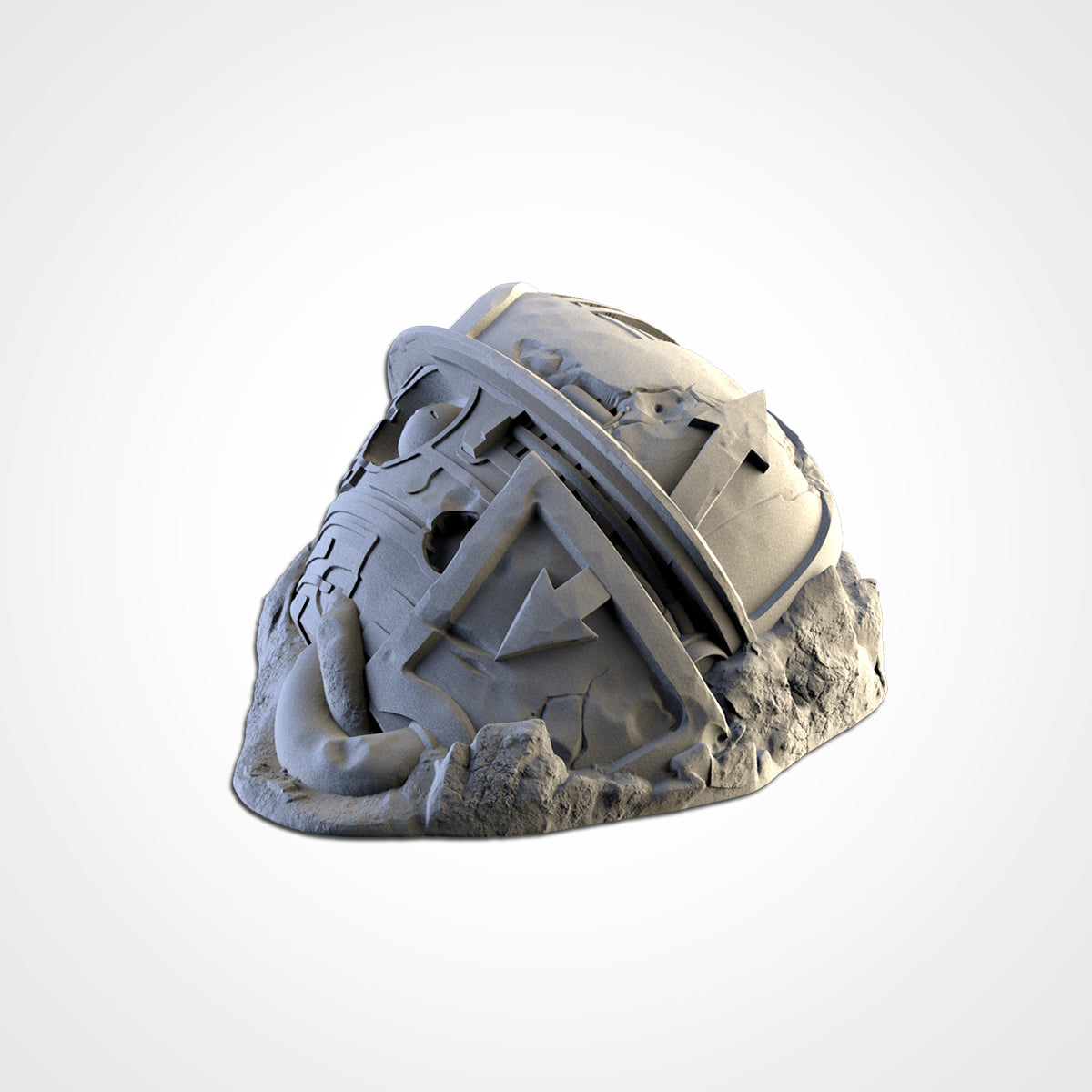 Destroyed Titan – Crashed God-Engine Wreckage for 28–32mm Games