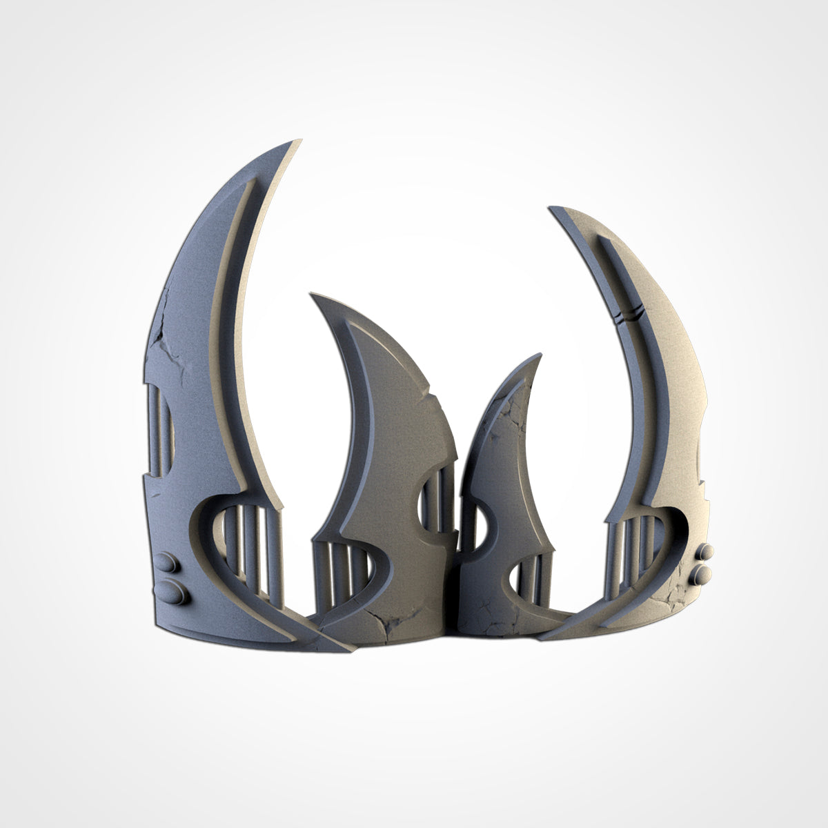 Xeno Buildings (Space Elves) – Alien Architecture Terrain for 28–32mm Games