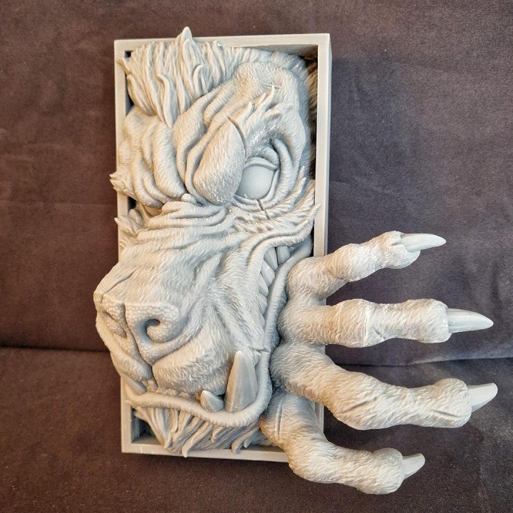 Moonfang Terror – Werewolf Book Nook or Bookend Set
