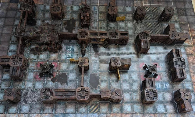 Dominate Zone Mortalis: Industrial Battle Mat Setup & Tactics for 28–32mm Skirmishes