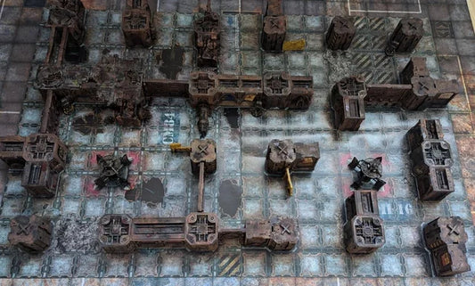 Dominate Zone Mortalis: Industrial Battle Mat Setup & Tactics for 28–32mm Skirmishes