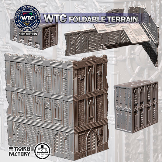 WTC Foldable Cathedral Set – Official 10th Edition Tournament Terrain for 28–32mm Games