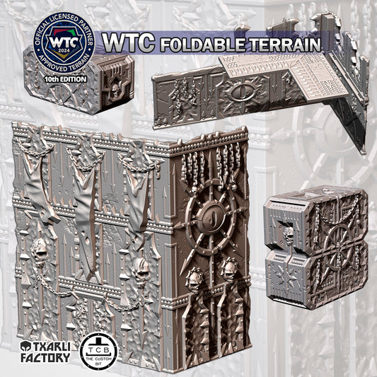 WTC Foldable Chaos Set – Official 10th Edition Tournament Terrain for 28–32mm Games