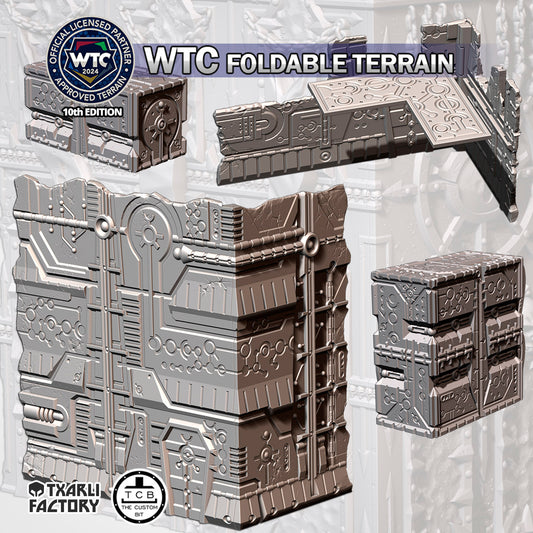WTC Foldable Necromatons Set – Official 10th Edition Tournament Terrain for 28–32mm Games