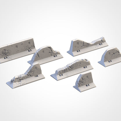 Street Barricades & Sandbags – Modular Cover Terrain for 28–32mm Games