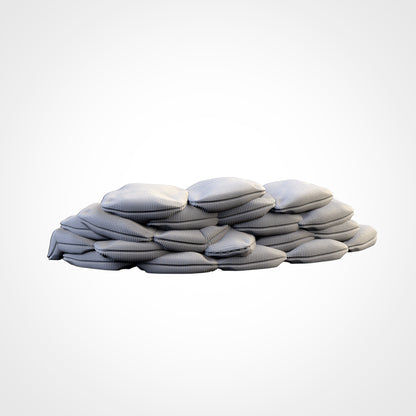 Street Barricades & Sandbags – Modular Cover Terrain for 28–32mm Games