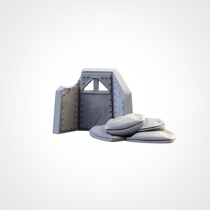 Street Barricades & Sandbags – Modular Cover Terrain for 28–32mm Games