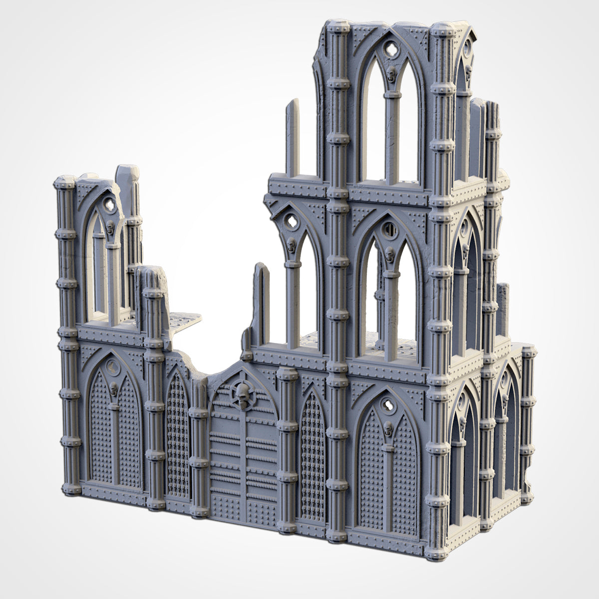 Cathedral Ruins – 3D Printed Gothic Terrain for 28–32mm Games