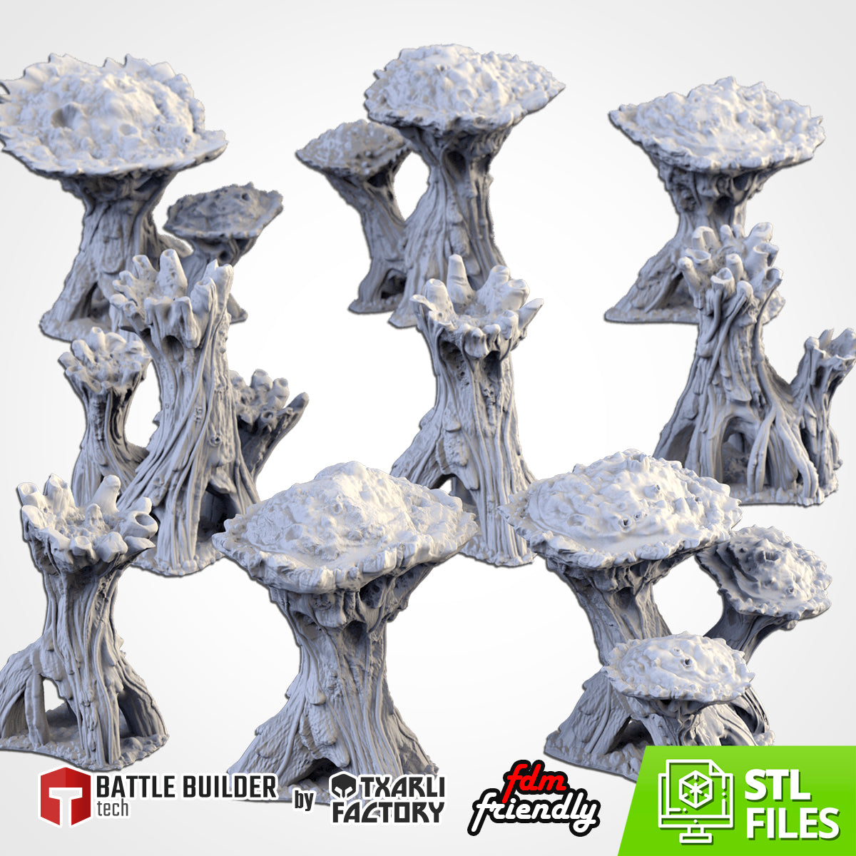 Xeno Trees – Alien Flora Terrain for 28–32mm Games