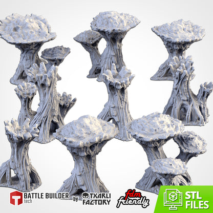 Xeno Trees – Alien Flora Terrain for 28–32mm Games