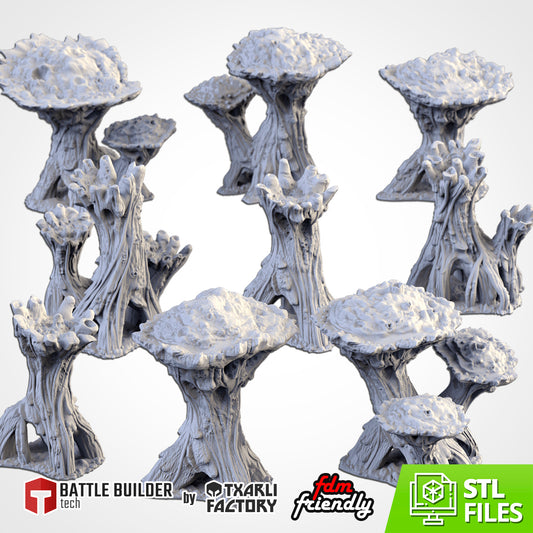 Xeno Trees – Alien Flora Terrain for 28–32mm Games