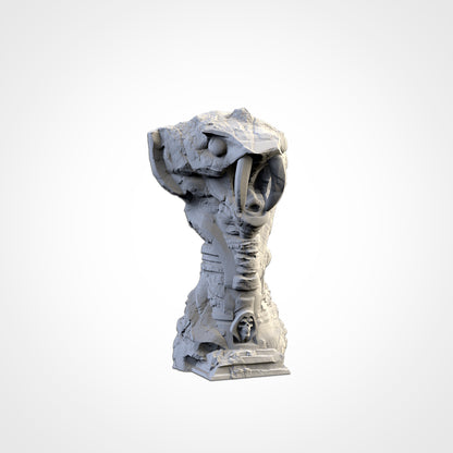 Death Valley – Grim Entrance & Pillar Set for 28–32mm Games